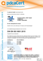 Zertifikat ISO-9001 2015 SKM Wiesbaden 2025
