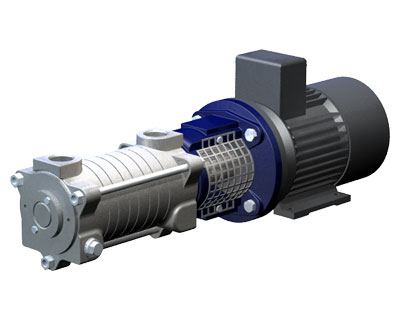 GY-028: selbstansaugende Kleinkreiselpumpe mit blauem Motor